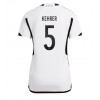 Damen Fußballbekleidung Deutschland Thilo Kehrer #5 Heimtrikot WM 2022 Kurzarm